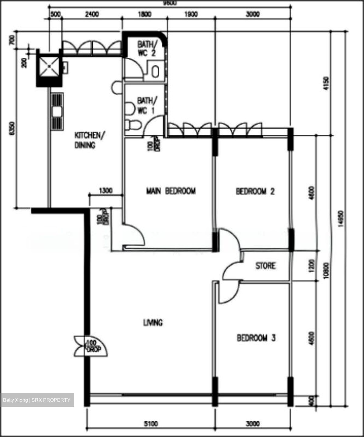 Blk 705 Reservoir Rise (Bedok), HDB 4 Rooms #564120081